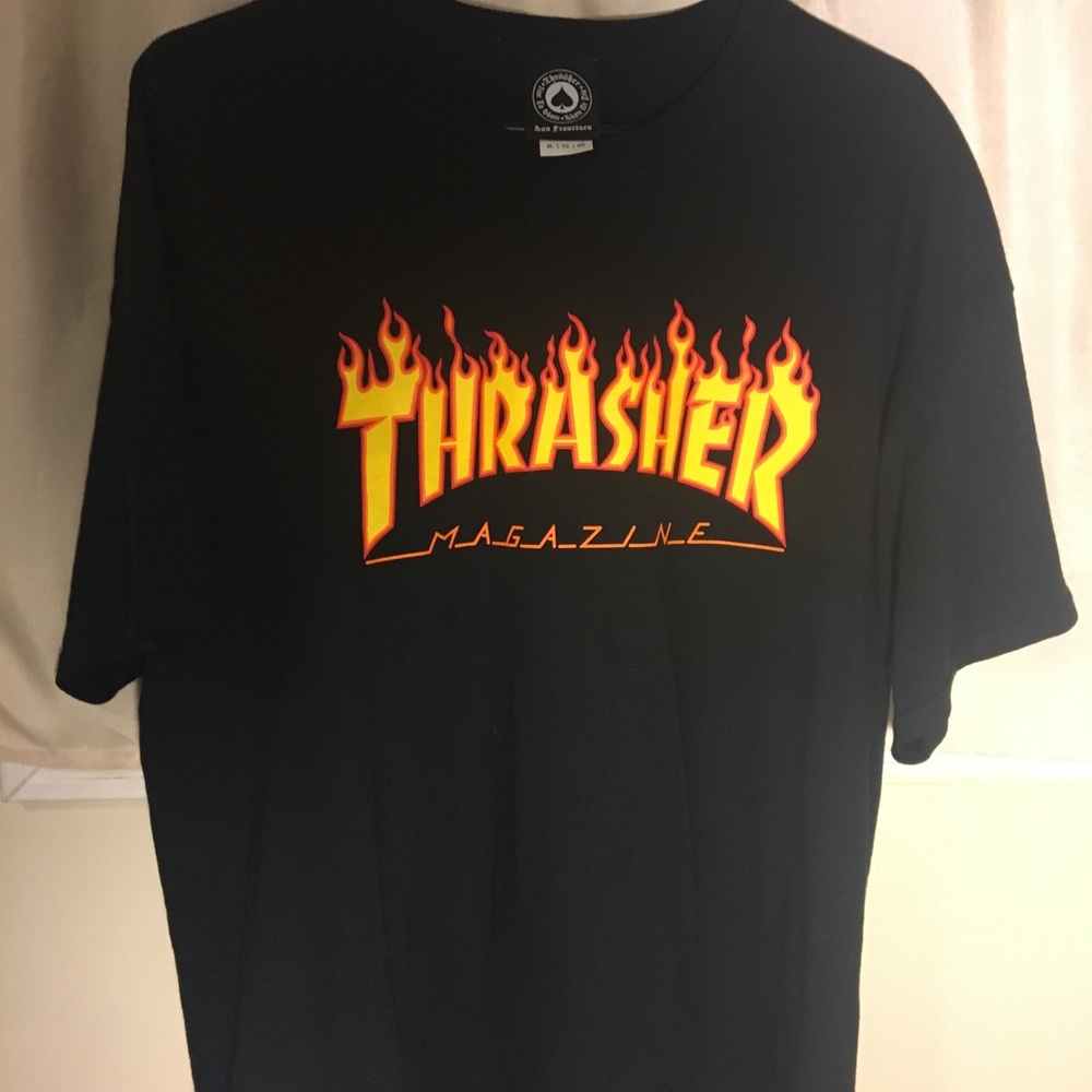 Thrasher flame t-shirt